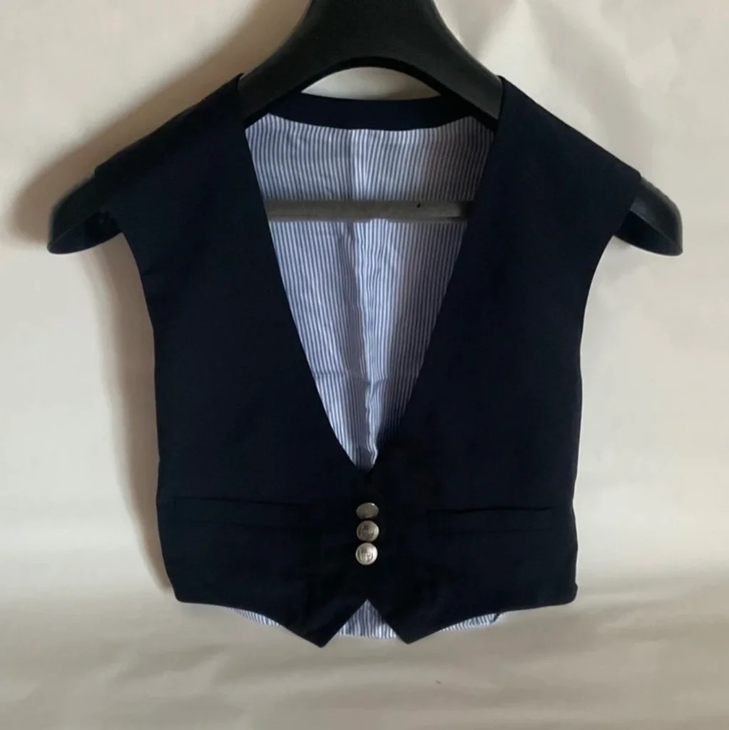 🔥-20%🔥 Sublime Gilet Boléro Eden Park laine noir T.44 (S/M)